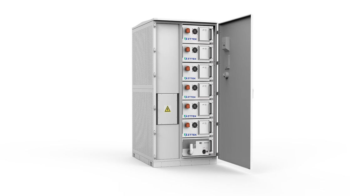 FV panelleri veya şebeke veya dizel jeneratörüyle şarj edilen ticari ve endüstriyel için hibrit pil ESS 60kw 198kwh
